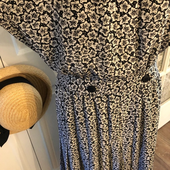 Stunning Retro Liz Claiborne Dress , Sz 12 - Picture 9 of 12